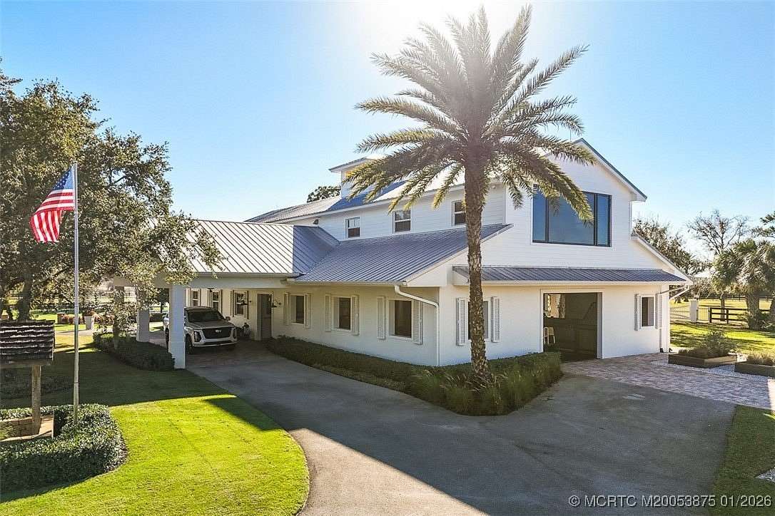 20.7 Acres of Agricultural Land with Home for Sale in Stuart, Florida