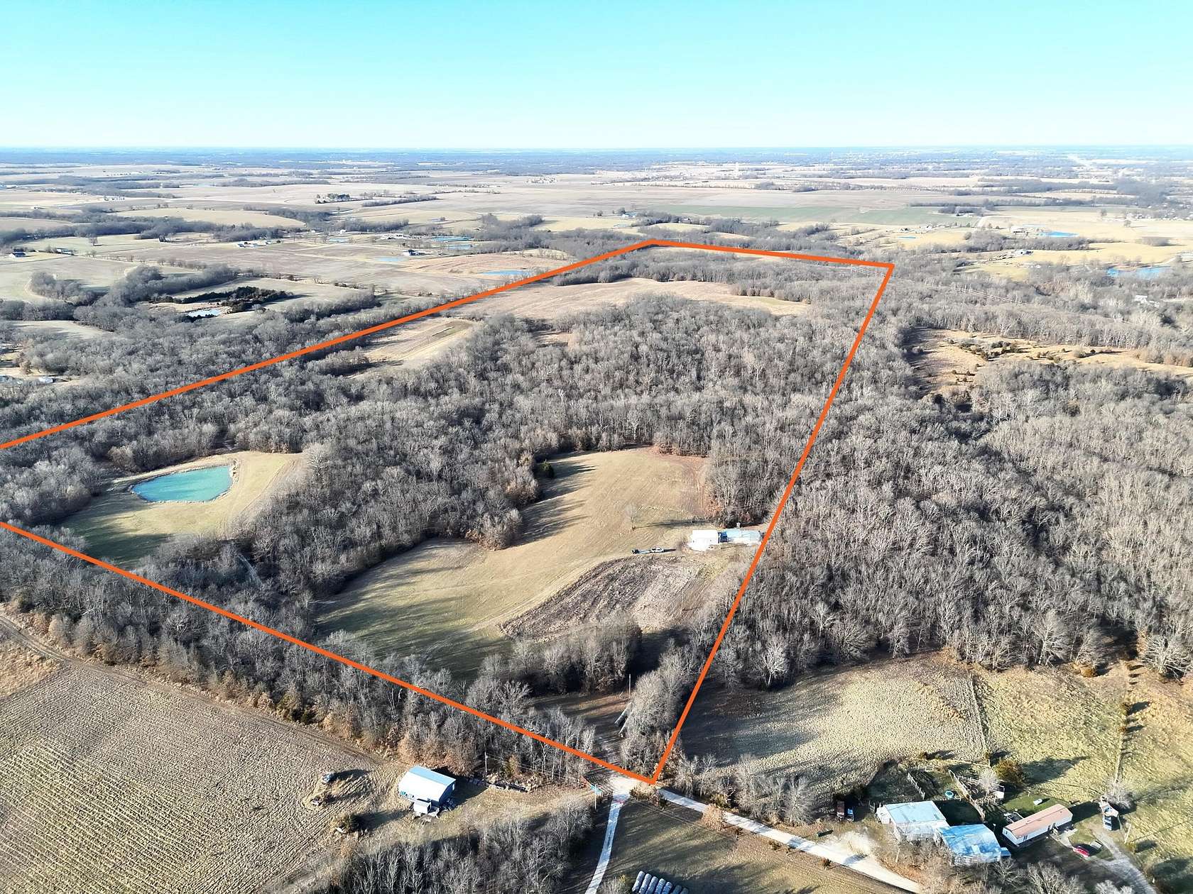 150 Acres of Recreational Land for Sale in Higbee, Missouri