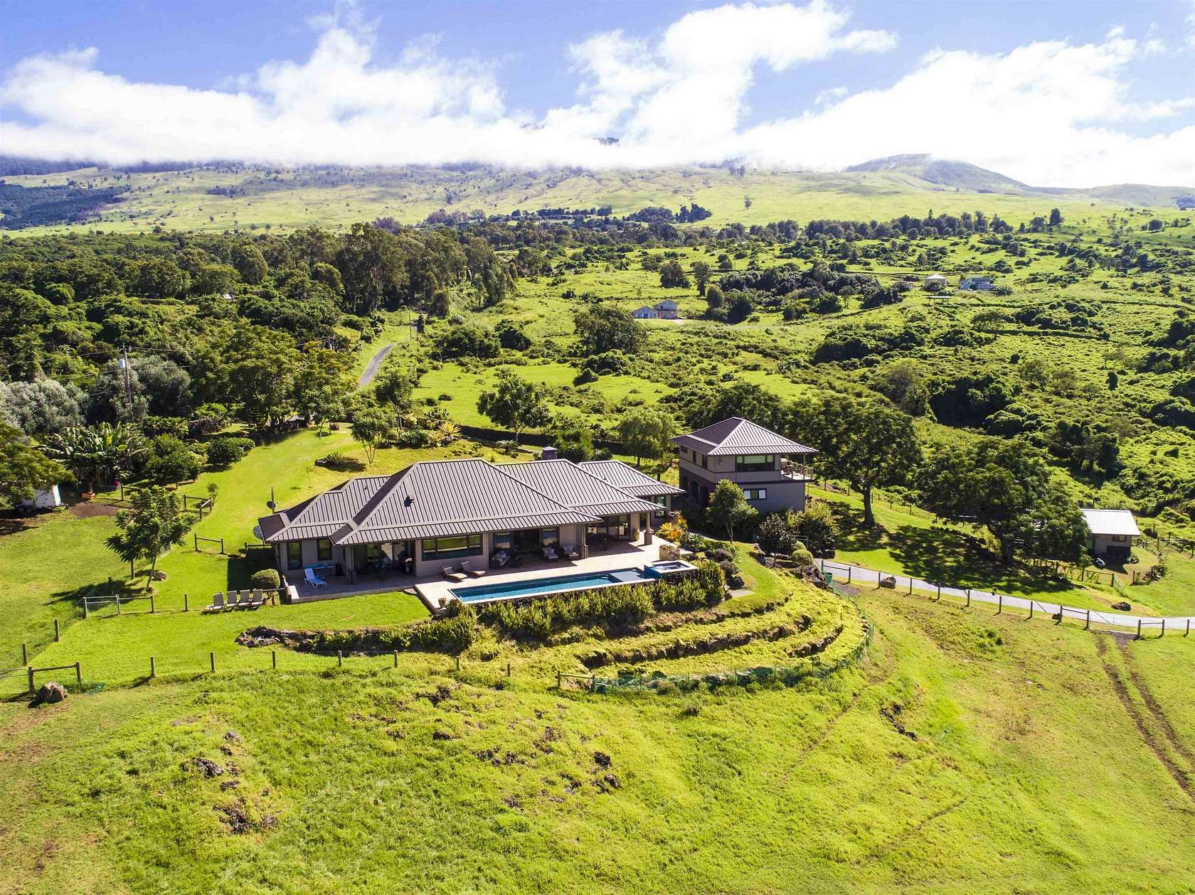 6.5 Acres of Land with Home for Sale in Kula, Hawaii