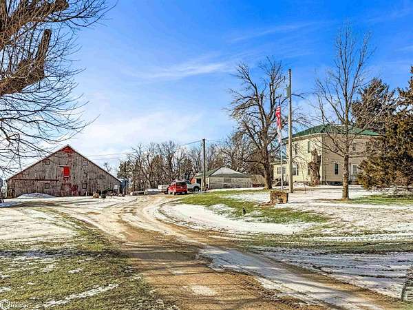 7.28 Acres of Residential Land with Home for Sale in Gladbrook, Iowa