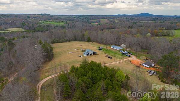 13 Acres of Recreational Land with Home for Sale in Connelly Springs, North Carolina
