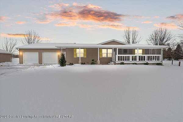 10 Acres of Recreational Land with Home for Sale in Elsie, Michigan