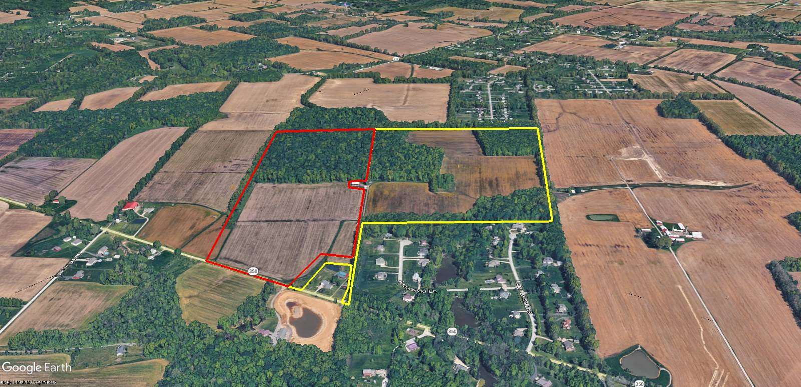 166 Acres of Land for Auction in Clarksville, Ohio
