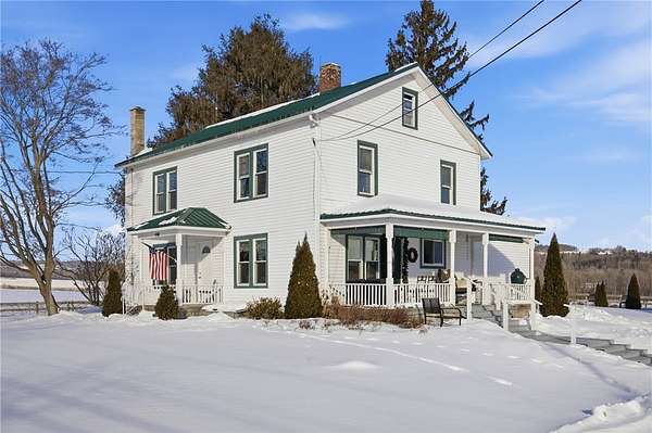 51.8 Acres of Agricultural Land with Home for Sale in Montour Falls, New York