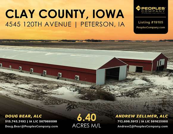 6.4 Acres of Land for Sale in Peterson, Iowa