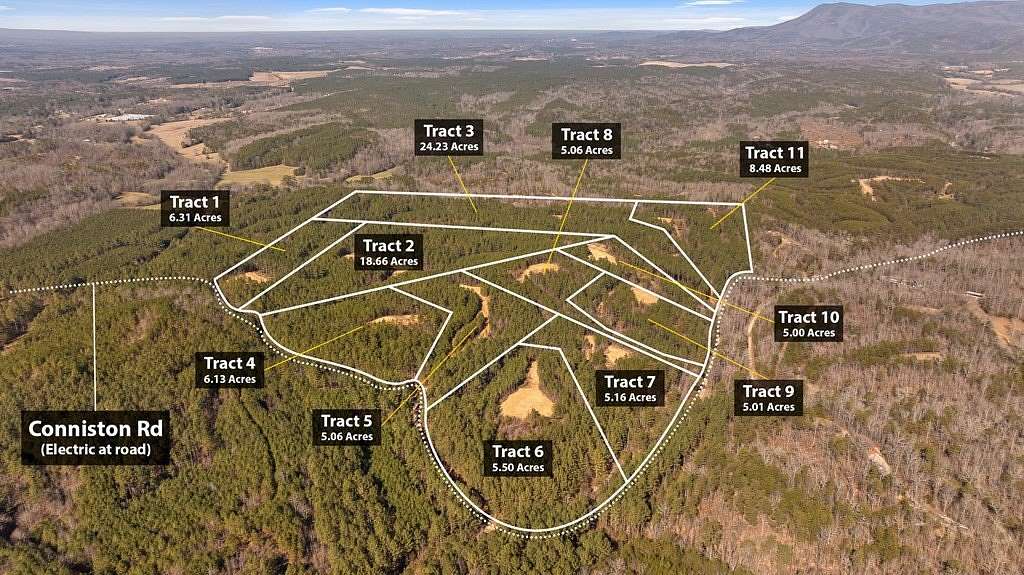 6.3 Acres of Residential Land for Sale in Chatsworth, Georgia
