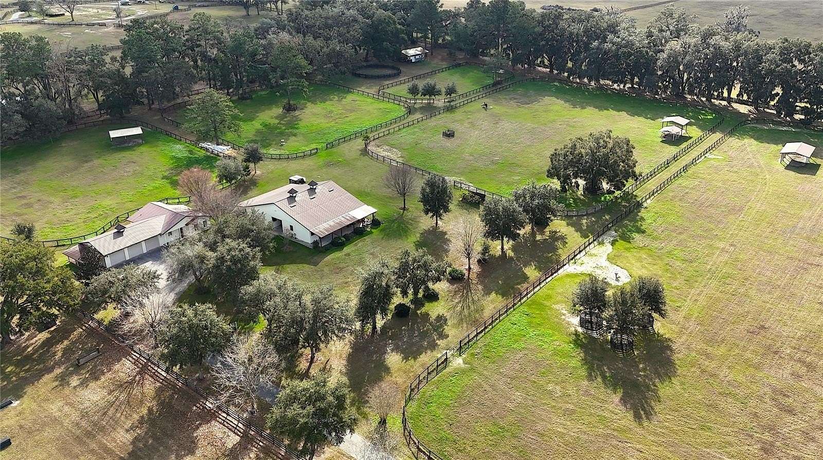 20 Acres of Agricultural Land with Home for Sale in Ocala, Florida