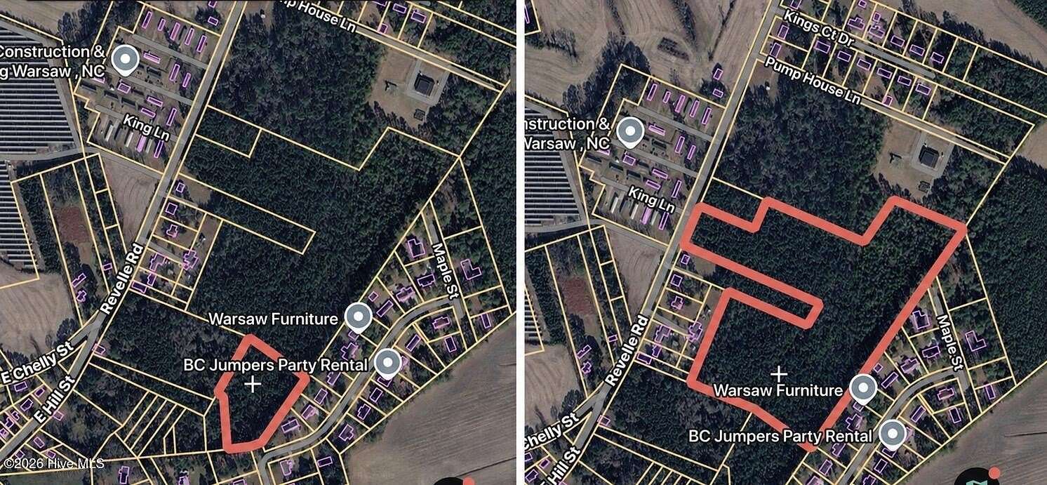 21.5 Acres of Recreational & Residential Land for Sale in Warsaw, North Carolina