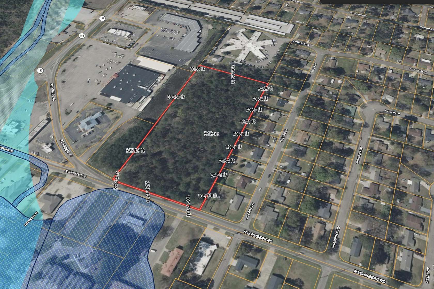 7.12 Acres of Mixed-Use Land for Sale in Columbus, Mississippi