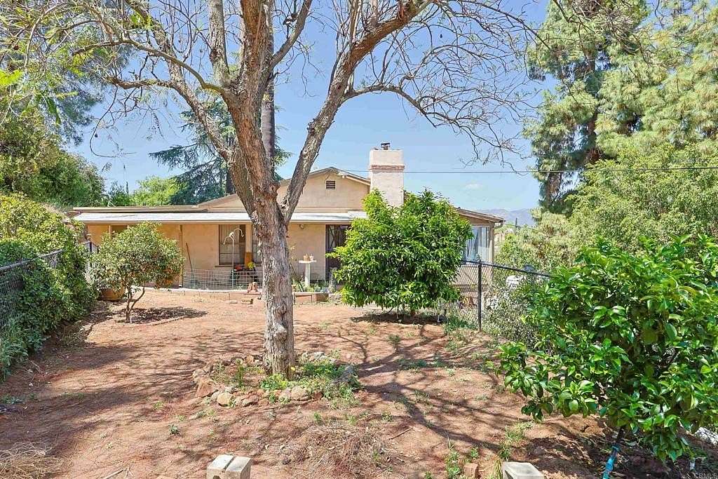 2 Acres of Residential Land with Home for Sale in Lakeside, California