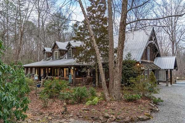 8.13 Acres of Residential Land with Home for Sale in Ellijay, Georgia