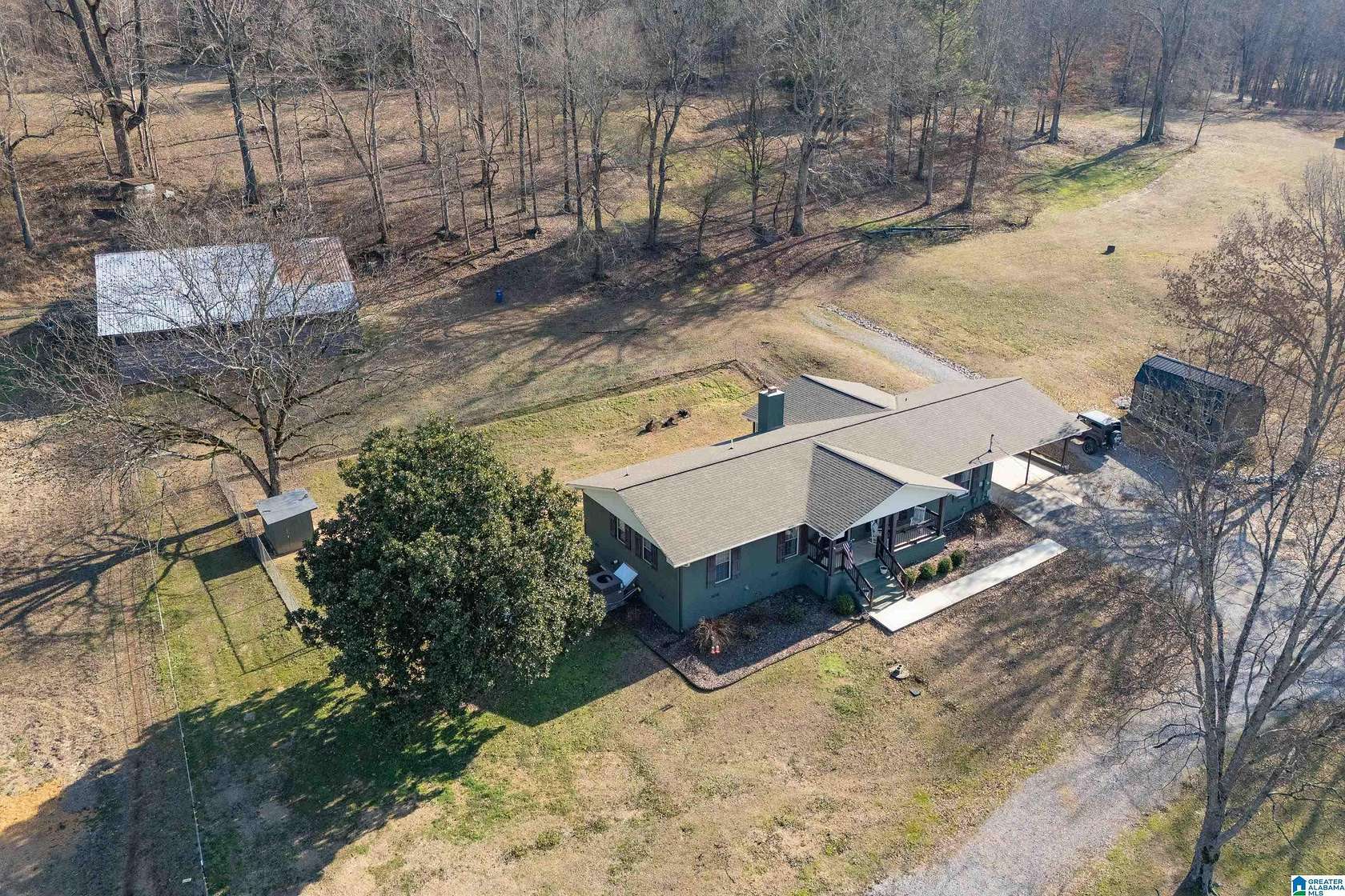 35 Acres of Agricultural Land with Home for Sale in Ashville, Alabama