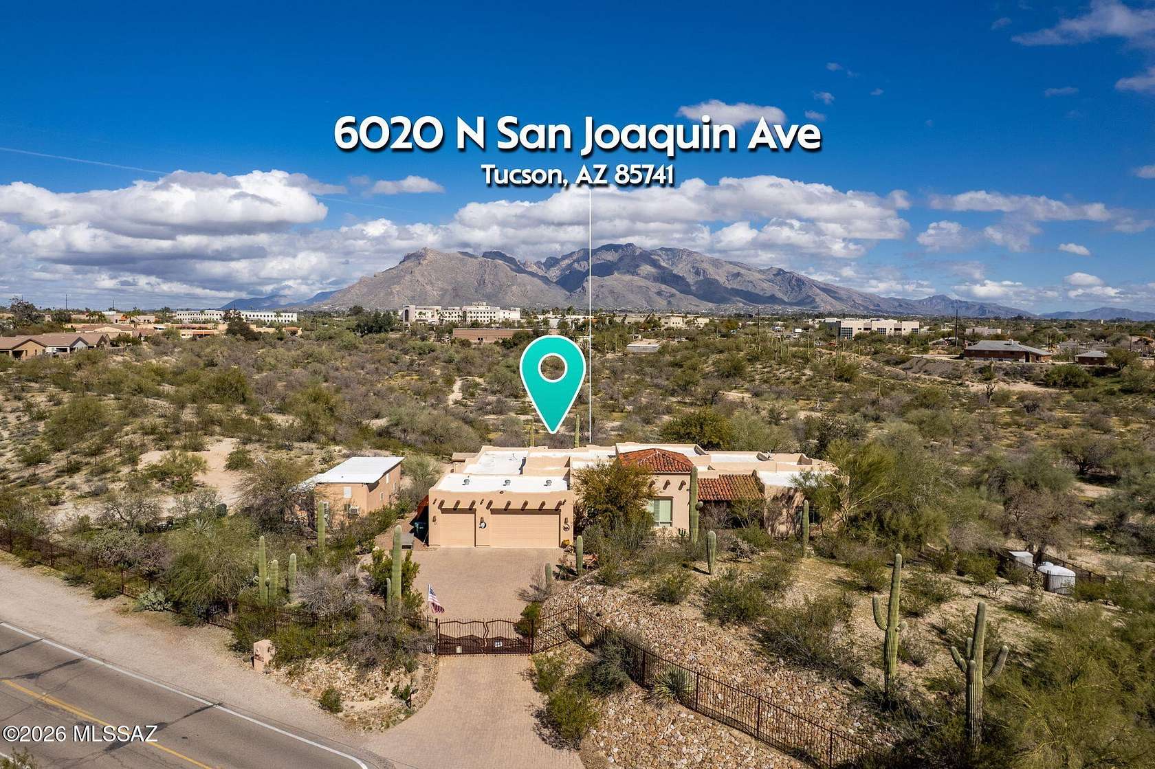 4.77 Acres of Land with Home for Sale in Tucson, Arizona