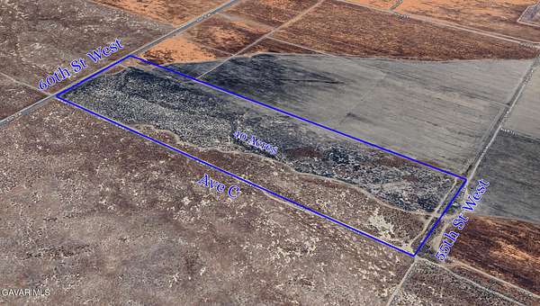 40 Acres of Land for Sale in Lancaster, California