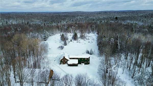 187 Acres of Recreational Land with Home for Sale in Cold Brook, New York