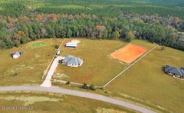 8.15 Acres of Land with Home for Sale in Carriere, Mississippi