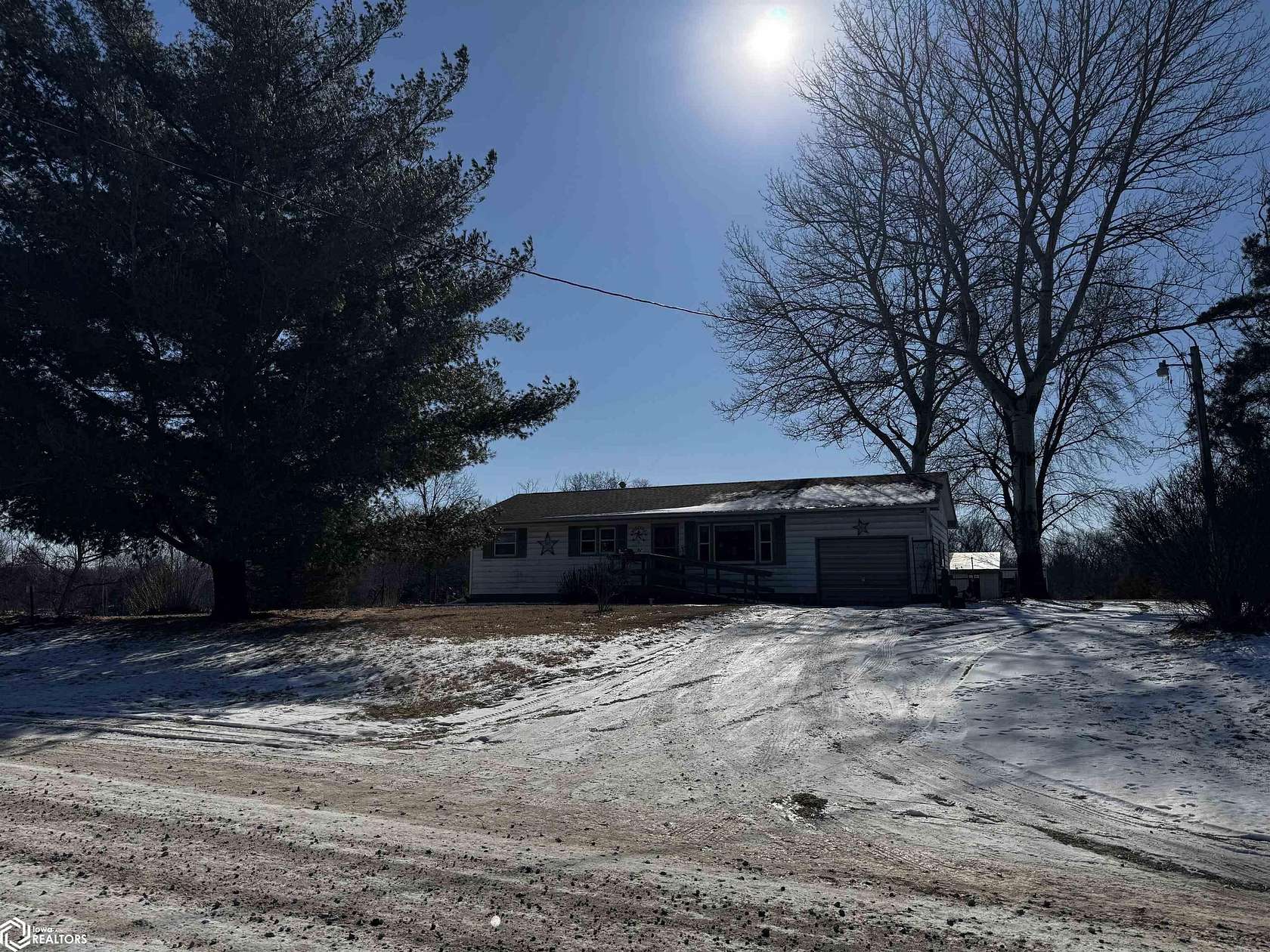 6.17 Acres of Residential Land with Home for Sale in West Point, Iowa