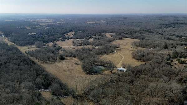 40 Acres of Recreational Land with Home for Sale in Stonewall, Oklahoma