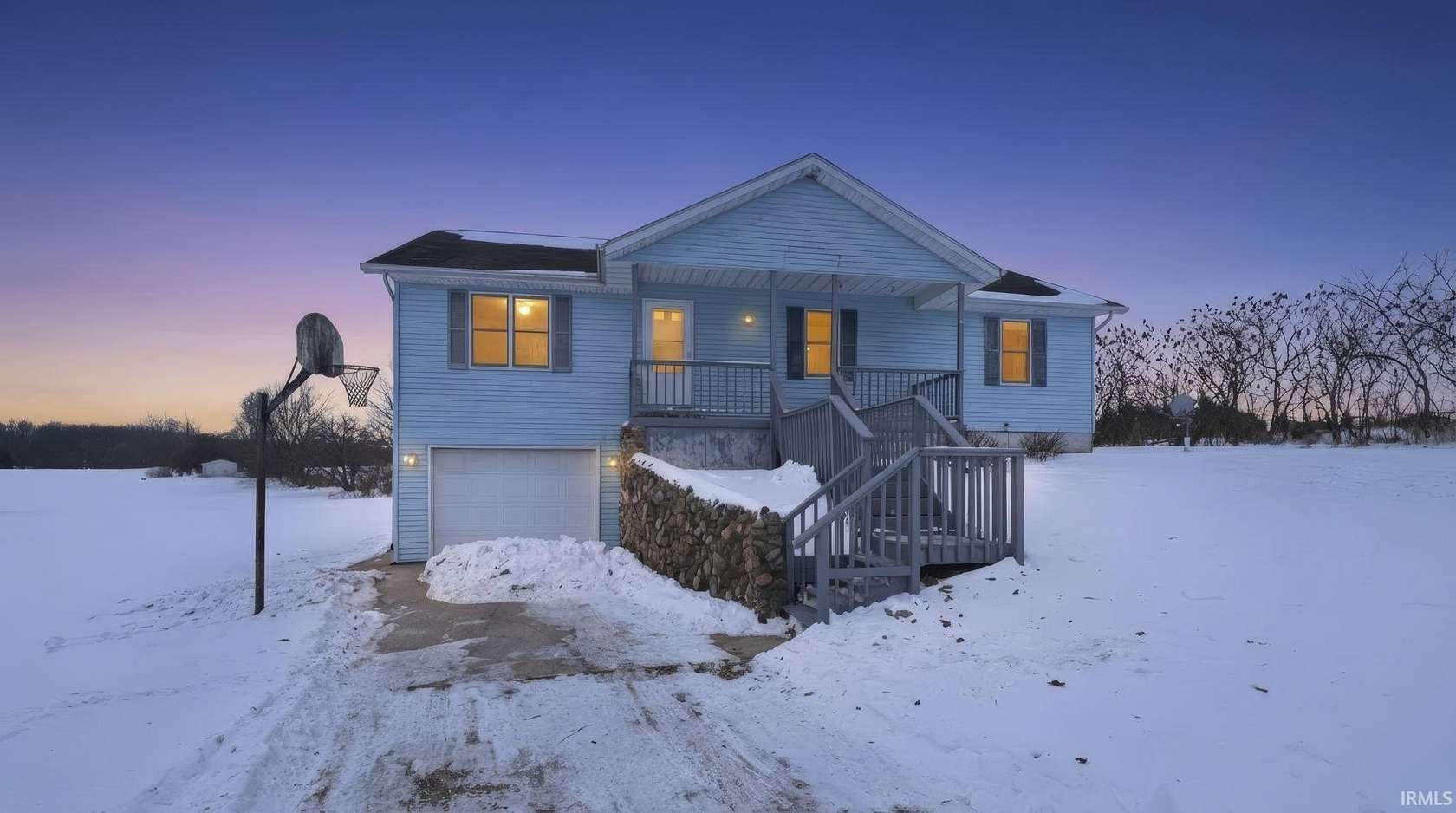 4 Acres of Residential Land with Home for Sale in Albion, Indiana