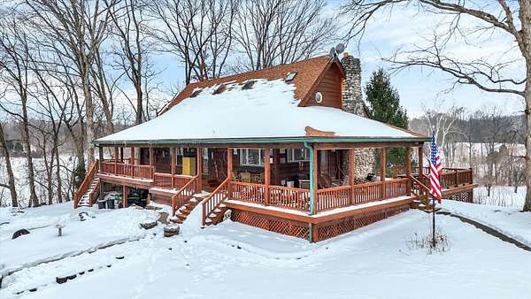 12.6 Acres of Recreational Land with Home for Sale in Martinsville, Indiana