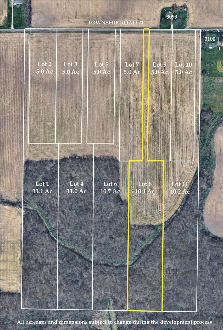 10.1 Acres of Land for Sale in Marengo, Ohio
