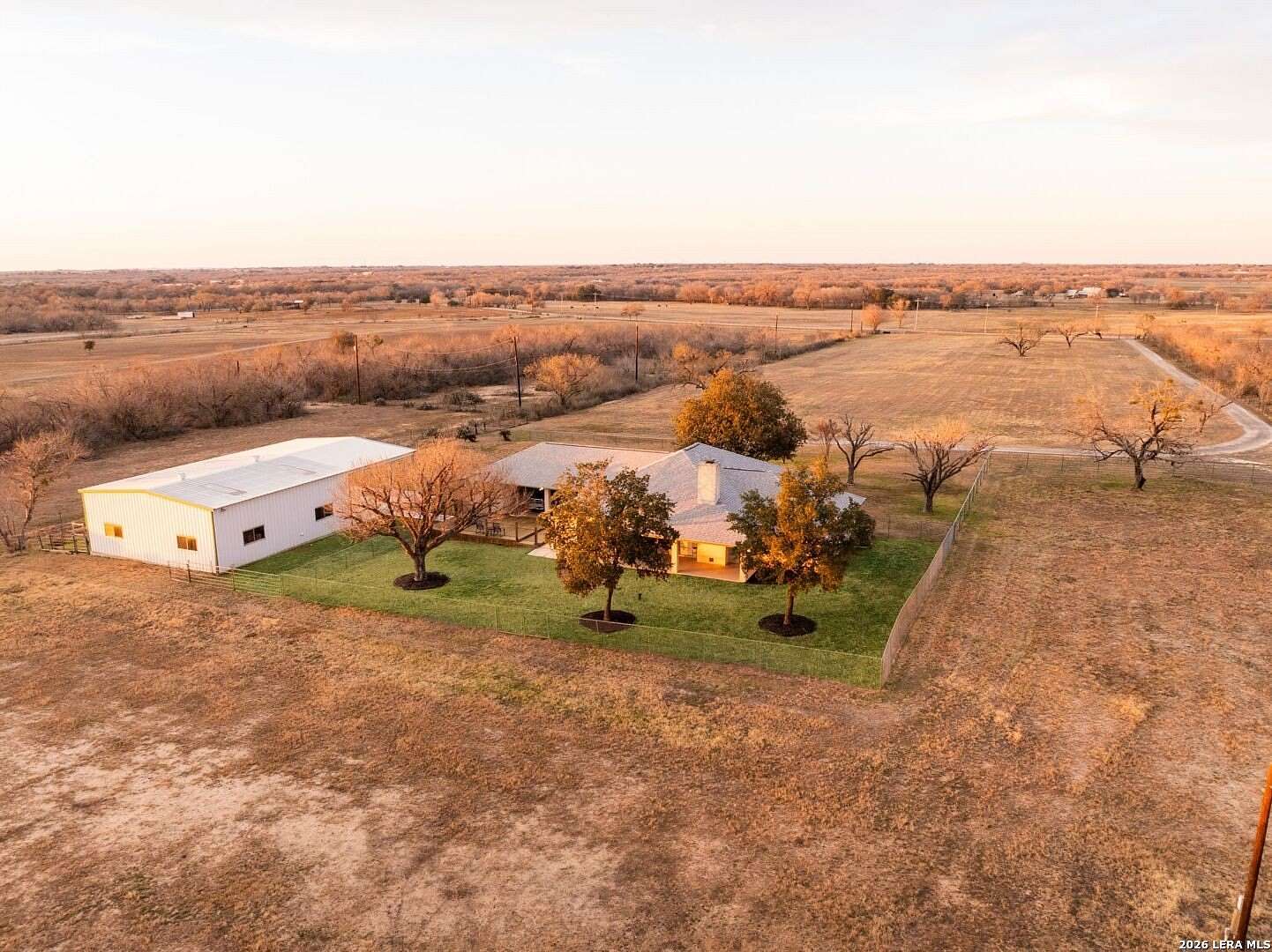 11 Acres of Land with Home for Sale in St. Hedwig, Texas