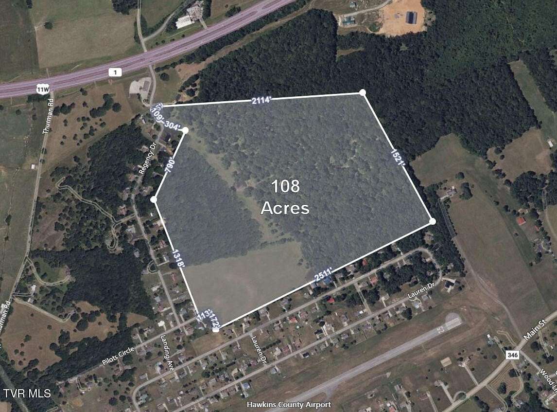 108 Acres of Land for Sale in Surgoinsville, Tennessee