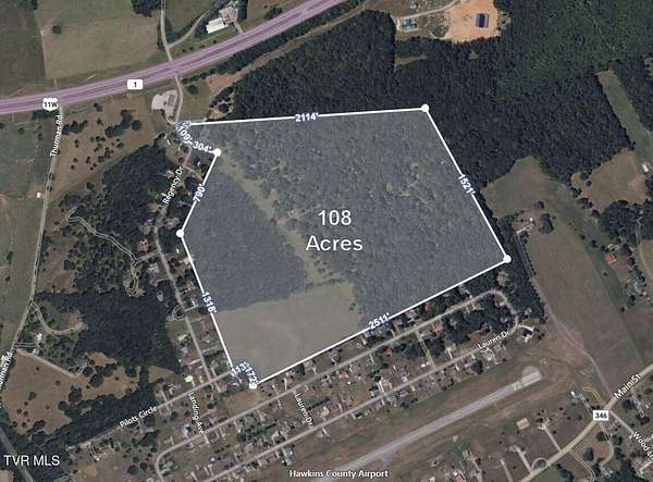 108 Acres of Mixed-Use Land for Sale in Surgoinsville, Tennessee