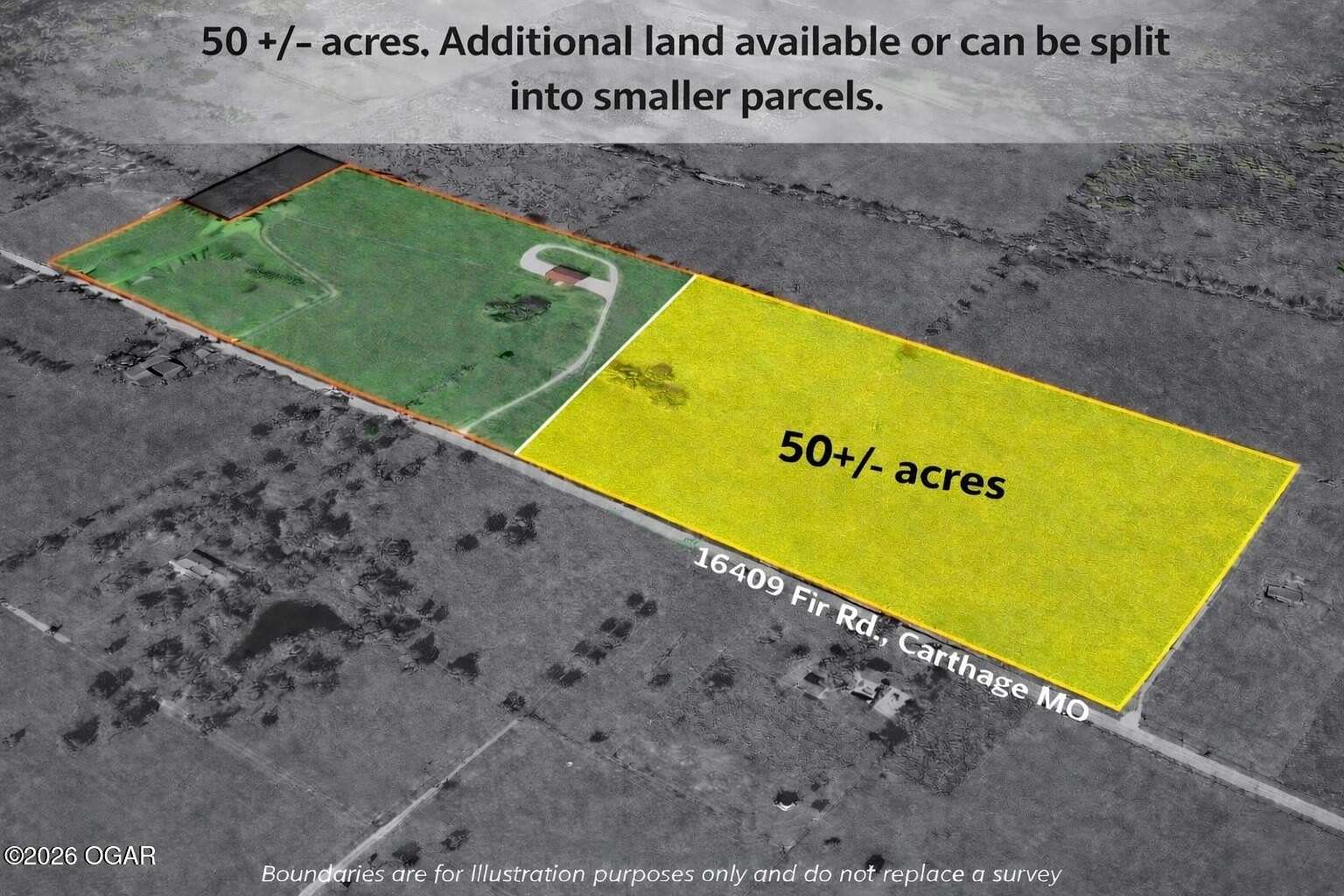 50 Acres of Agricultural Land for Sale in Carthage, Missouri