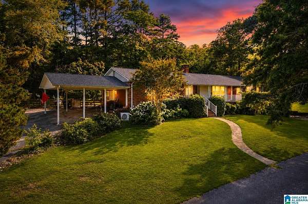 2.66 Acres of Land with Home for Sale in Columbiana, Alabama