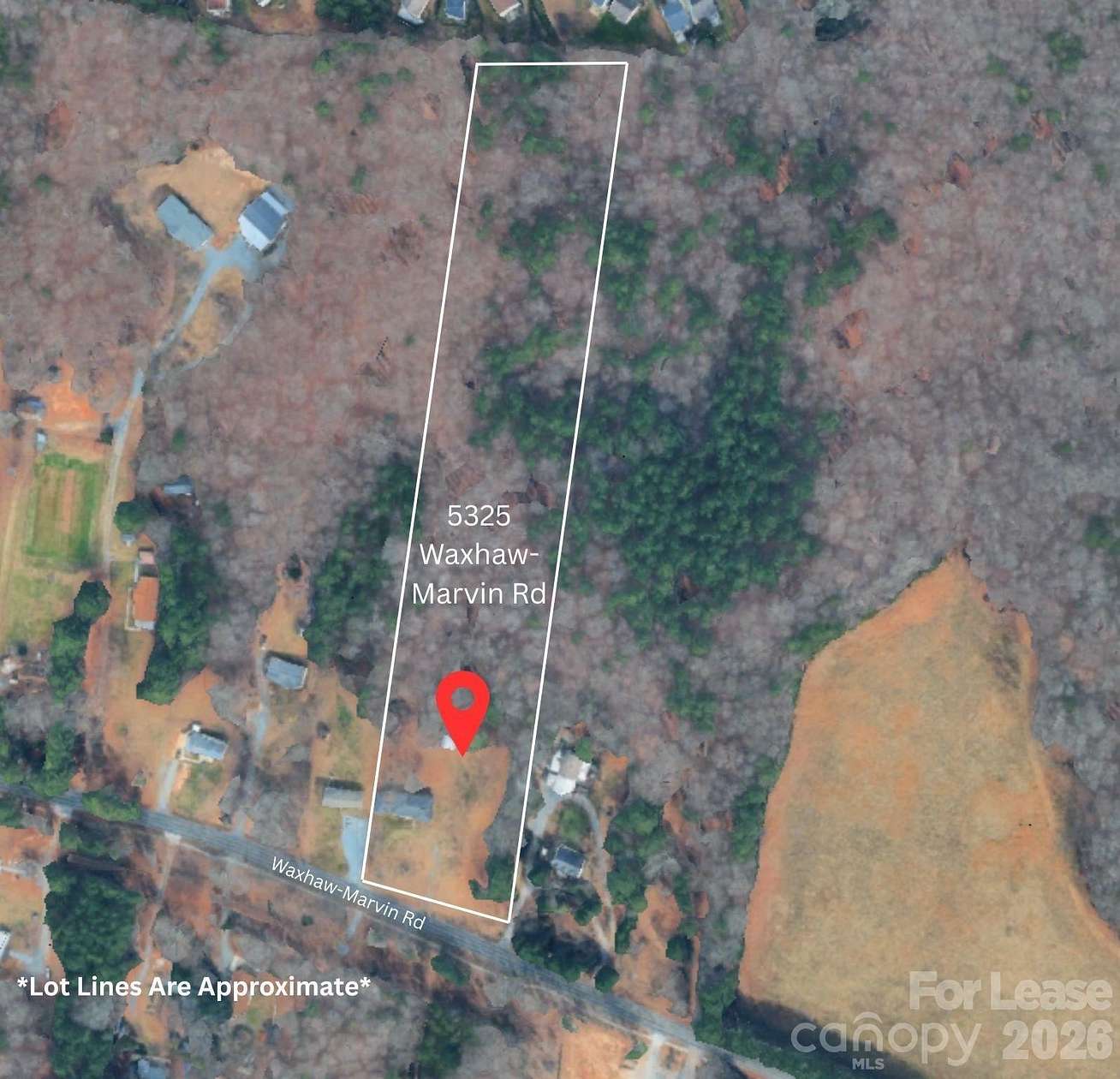 5.34 Acres of Commercial Land for Lease in Waxhaw, North Carolina