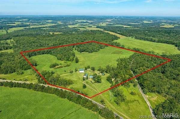 39 Acres of Land with Home for Sale in Richland, Missouri