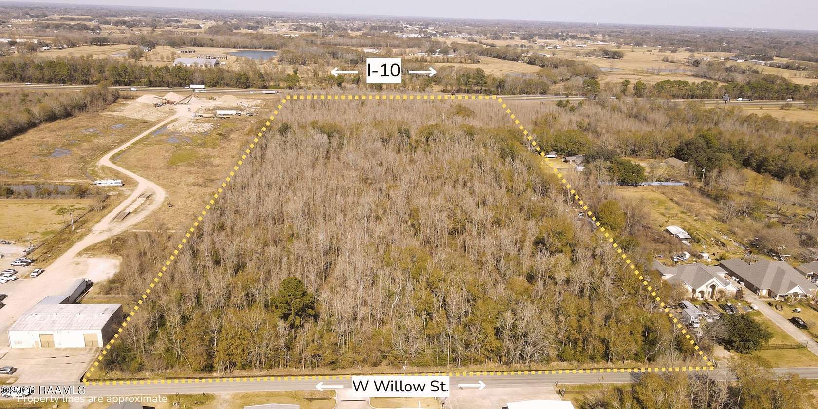21.5 Acres of Commercial Land for Sale in Scott, Louisiana