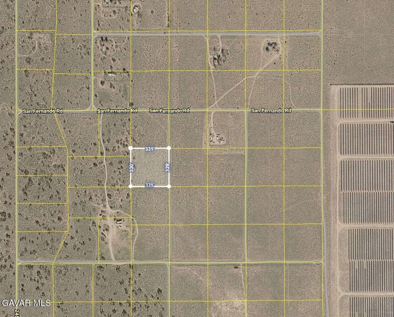2.5 Acres of Residential Land for Sale in Rosamond, California