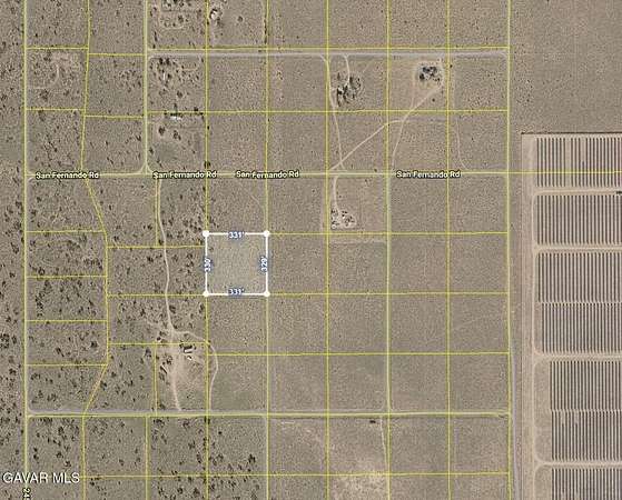 2.5 Acres of Residential Land for Sale in Rosamond, California