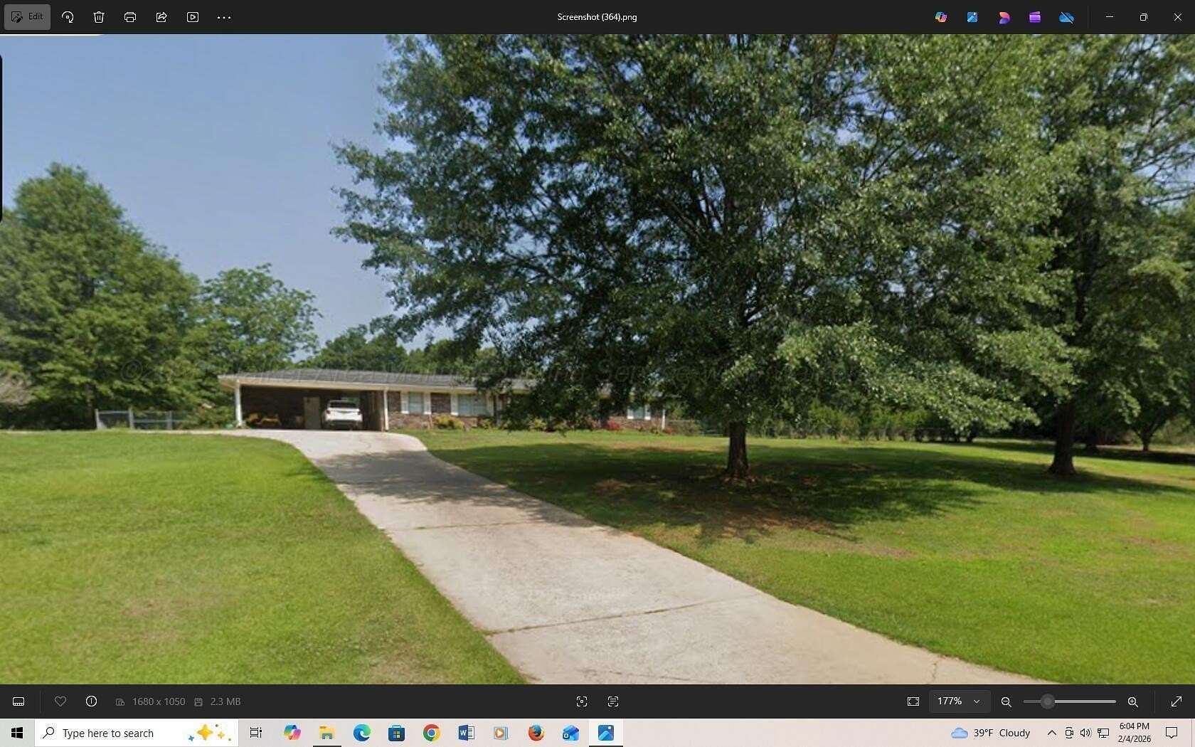 3.2 Acres of Residential Land with Home for Sale in Jasper, Alabama