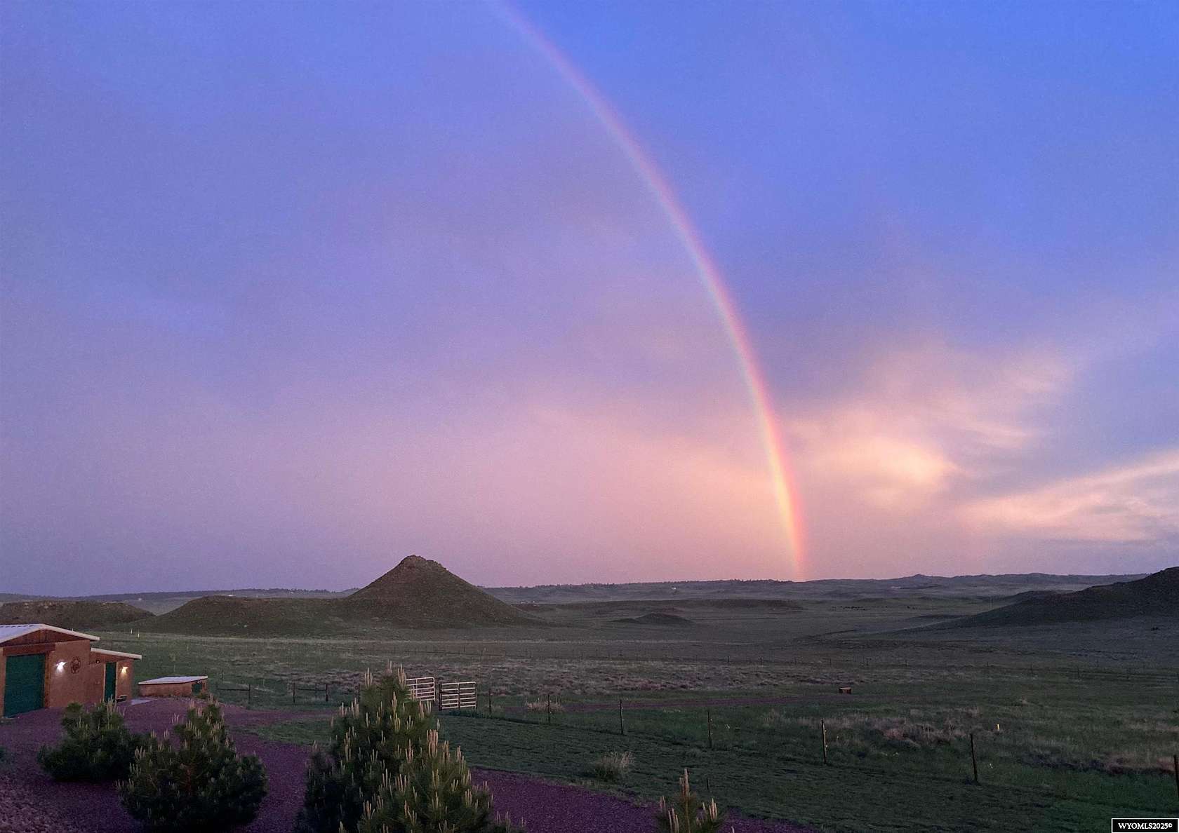 70 Acres of Agricultural Land with Home for Sale in Fort Laramie, Wyoming