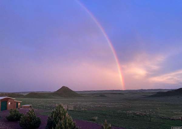 70 Acres of Agricultural Land with Home for Sale in Fort Laramie, Wyoming