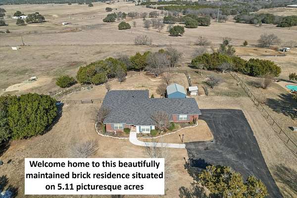 5.1 Acres of Land with Home for Sale in Granbury, Texas