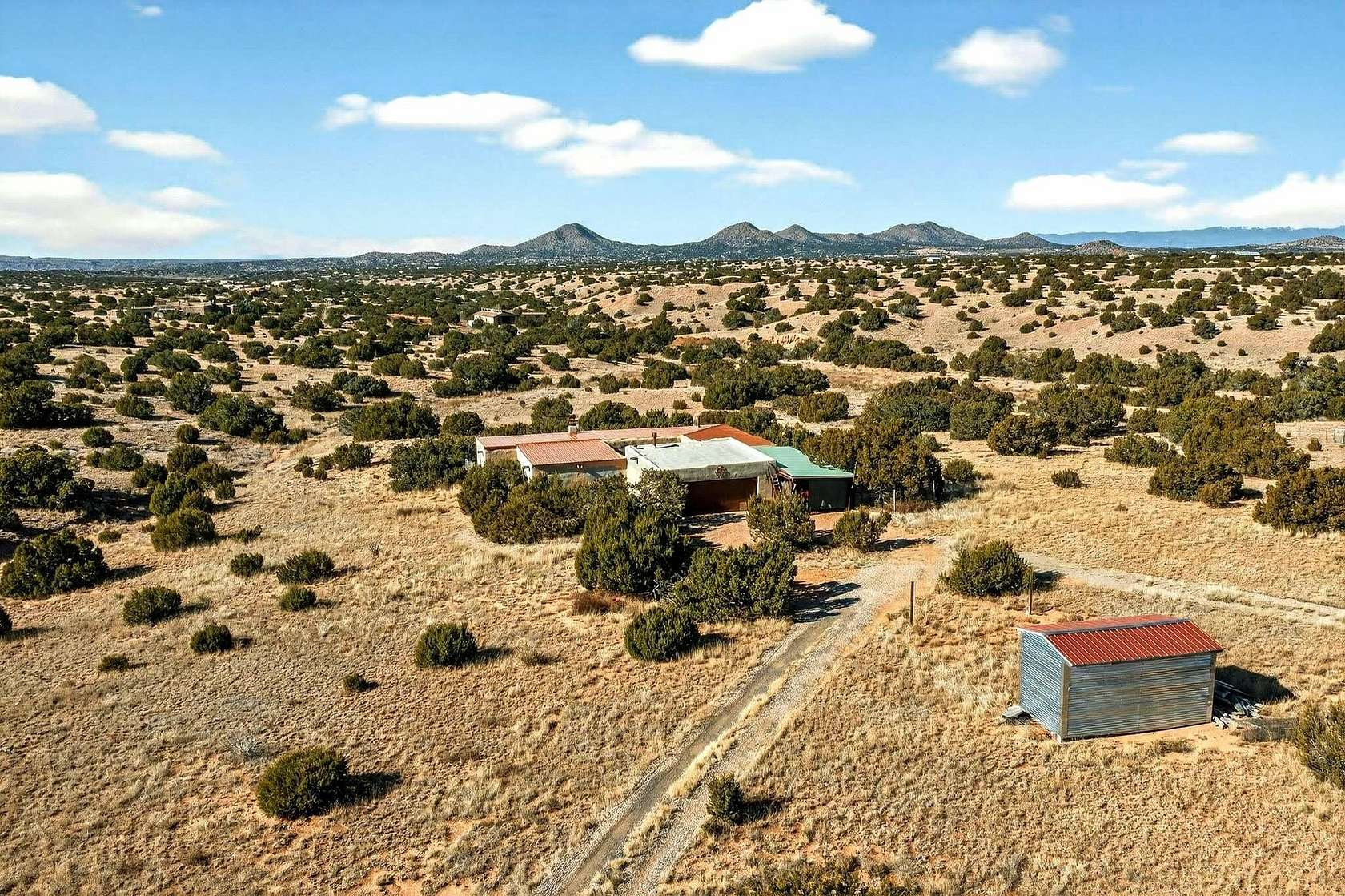10 Acres of Land with Home for Sale in Santa Fe, New Mexico