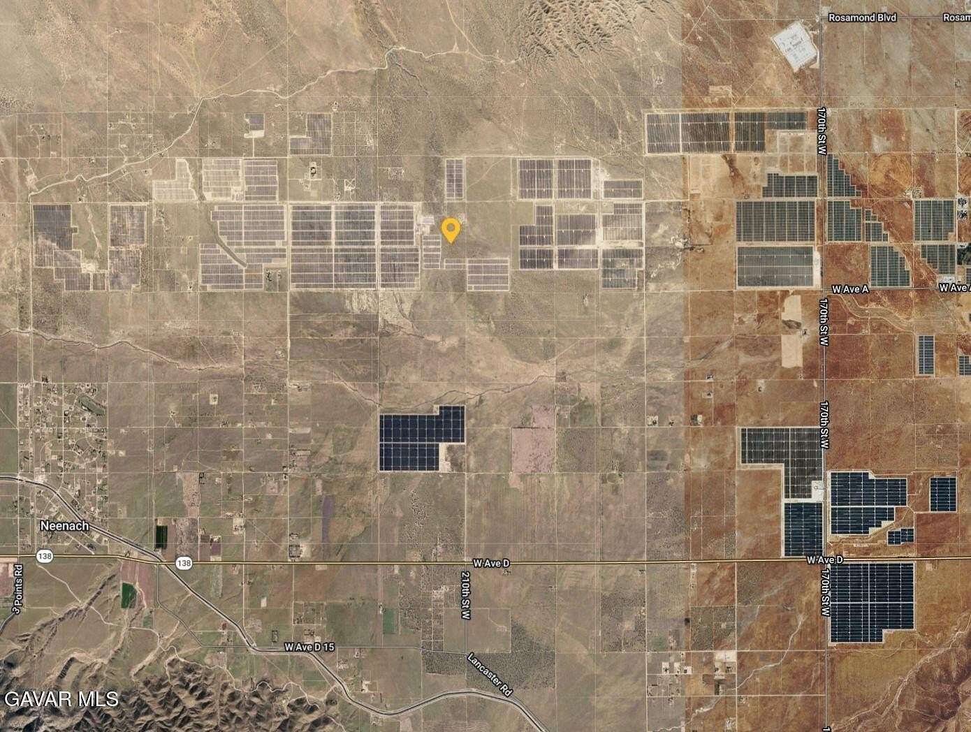 2.28 Acres of Land for Sale in Rosamond, California