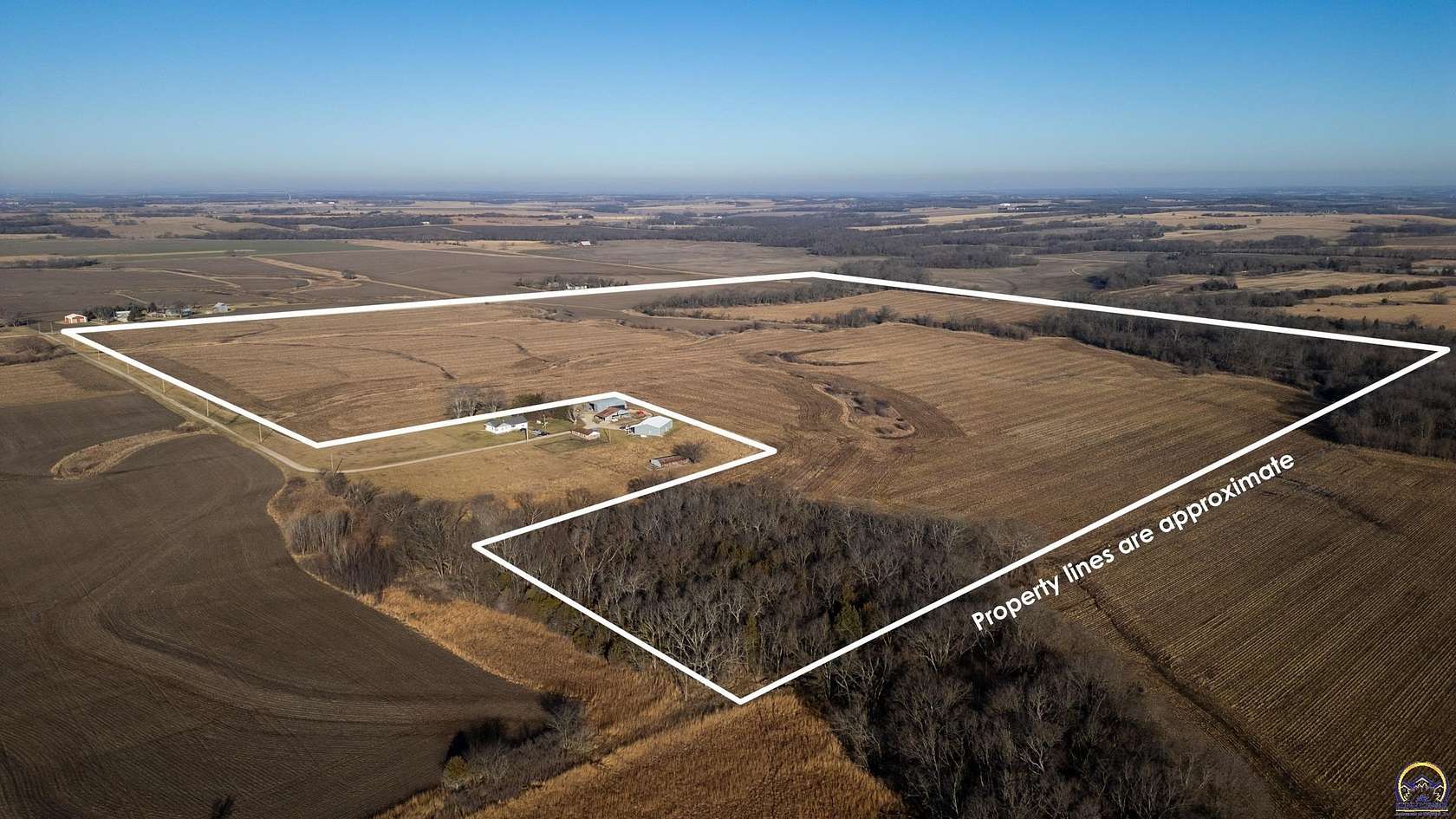 153 Acres of Agricultural & Residential Land for Sale in Scranton, Kansas