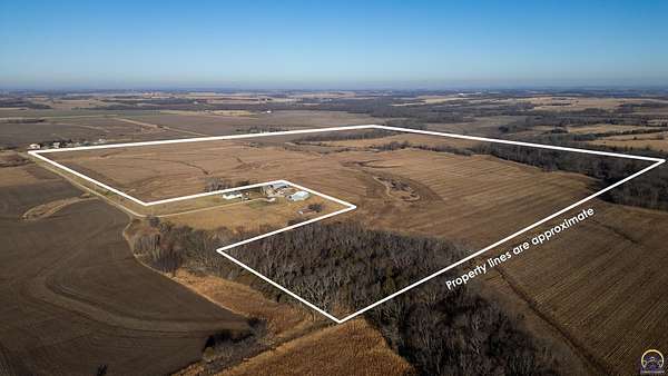 153 Acres of Agricultural & Residential Land for Sale in Scranton, Kansas