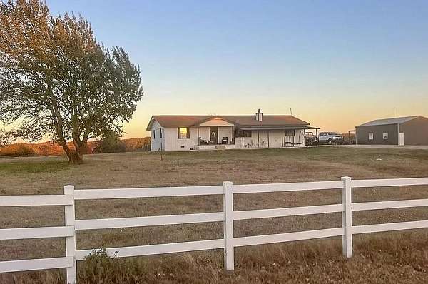 122 Acres of Land with Home for Sale in Okemah, Oklahoma