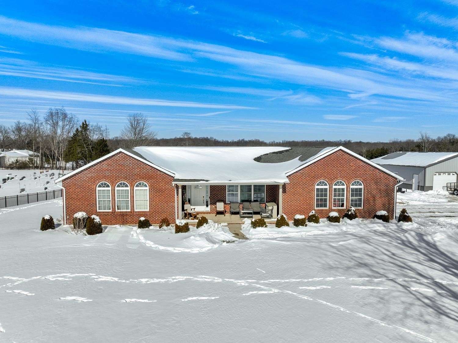 1.87 Acres of Land with Home for Sale in Osgood, Indiana