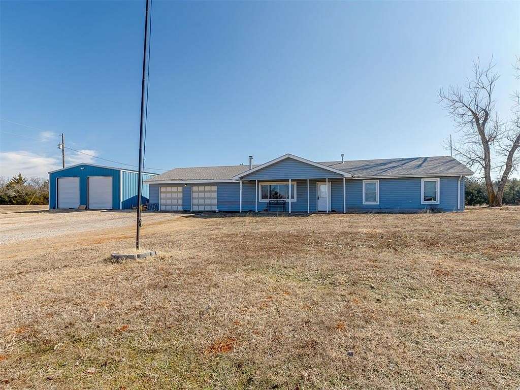 5 Acres of Residential Land with Home for Sale in Harrah, Oklahoma