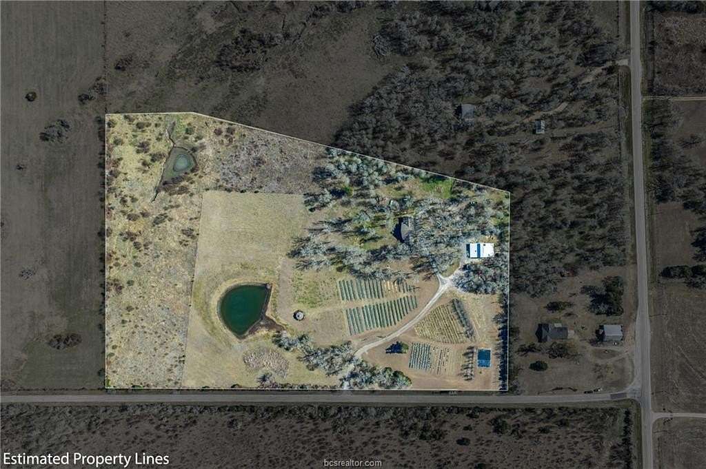 21 Acres of Land with Home for Sale in Brenham, Texas