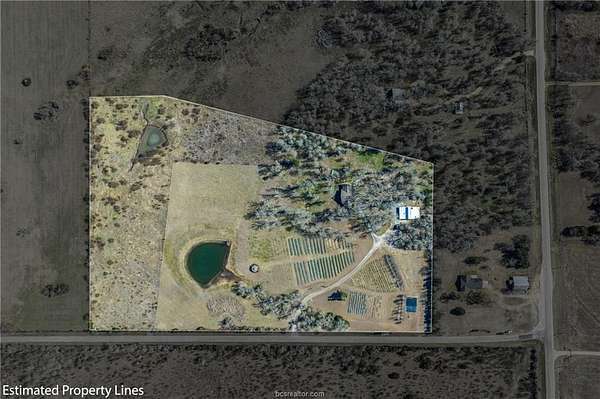 21 Acres of Land with Home for Sale in Brenham, Texas