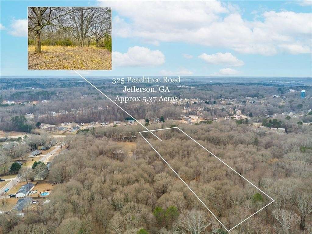 5.37 Acres of Residential Land for Sale in Jefferson, Georgia