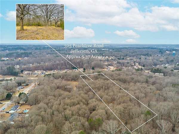 5.37 Acres of Residential Land for Sale in Jefferson, Georgia